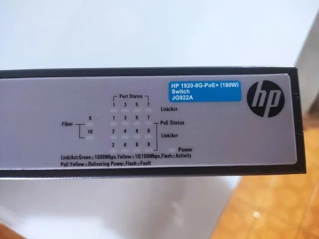 Switch HP POE 10/100/100
