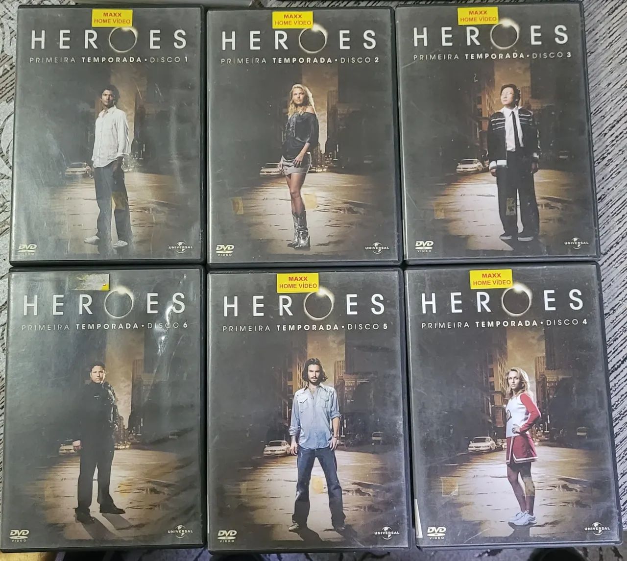 DVD Heroes 1ª Temporada - 6 Discos série box boxset - CDs, DVDs