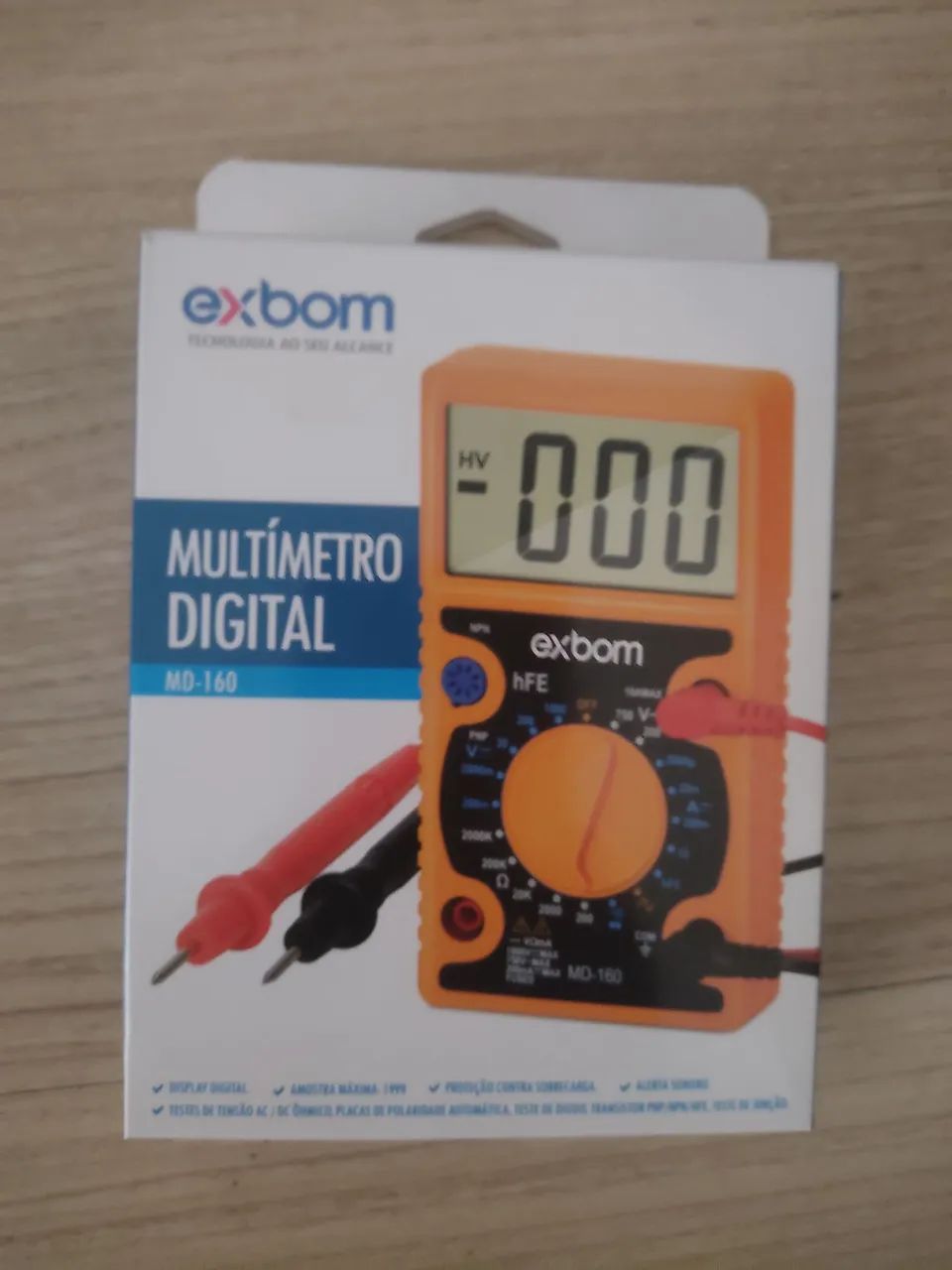 Multímetro Digital Exbom MD-160