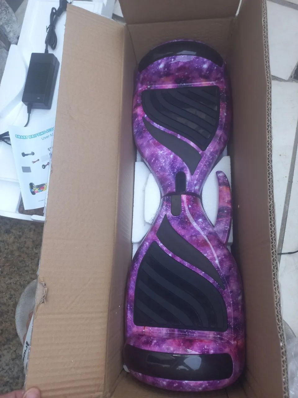 Hoverboard 6.5 Skate Elétrico Modelo 2025 com Bluetooth Som mp3 luz led - Foto 3