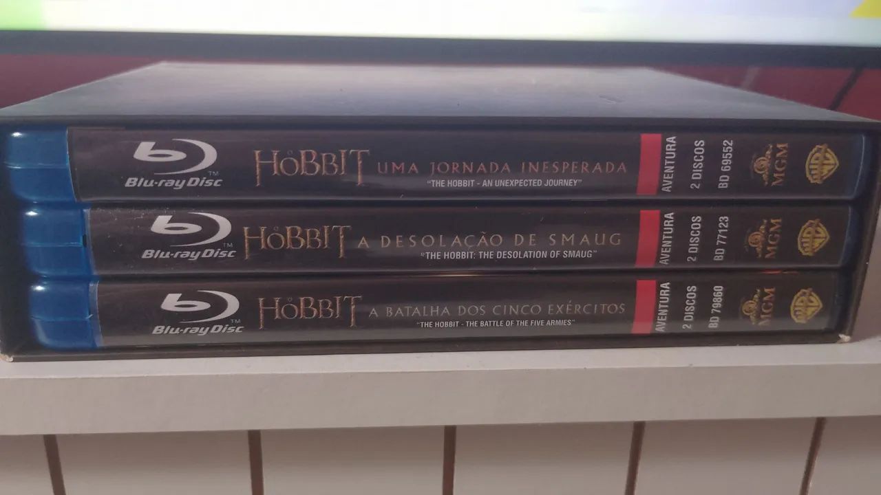 Coleção Blu-ray Trilogia O Hobbit com Luva. - Foto 3