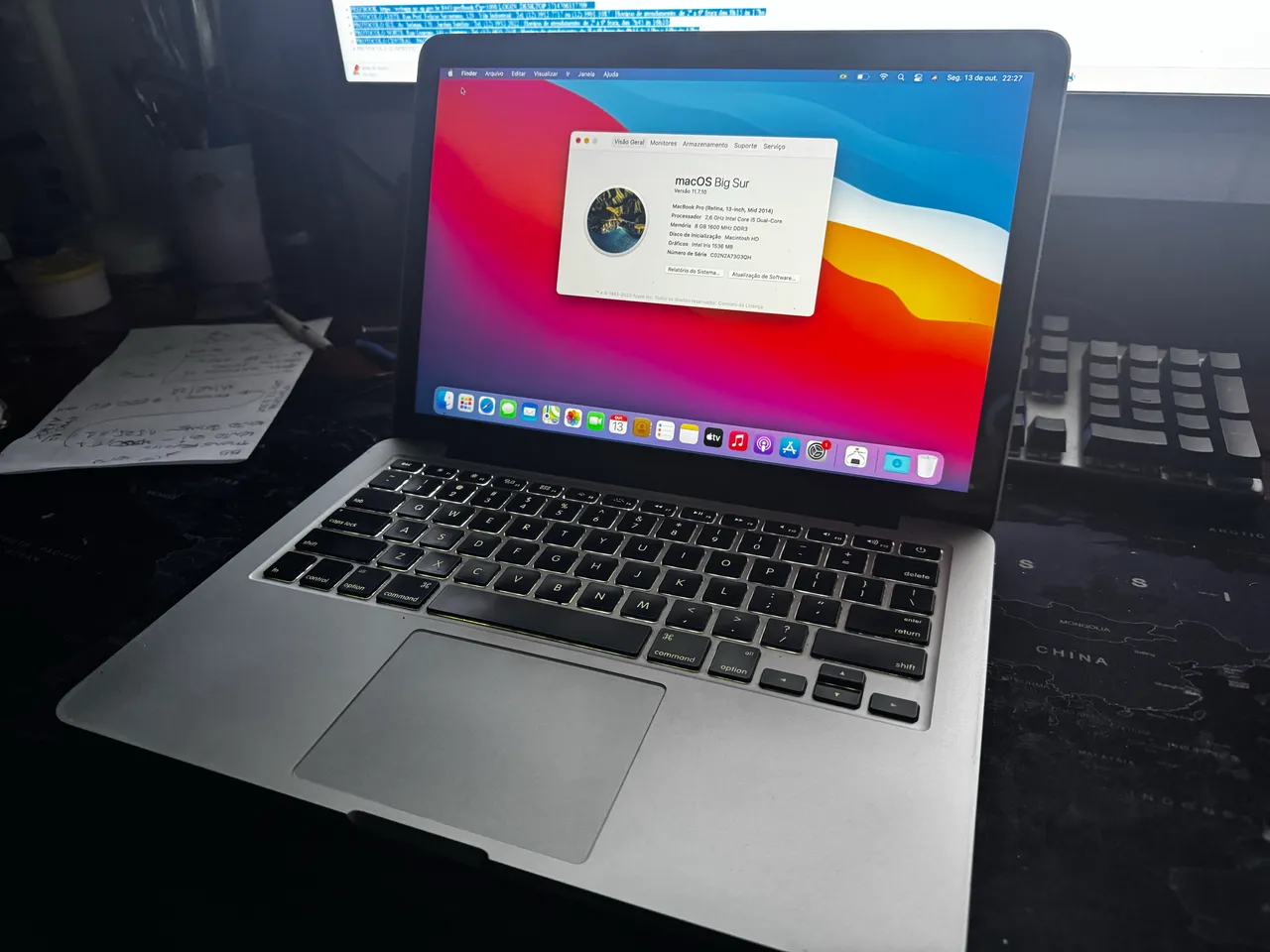 MacBook Pro 2014 13インチ MacBook Pro (Retina, 13 polegadas, meados de 2014