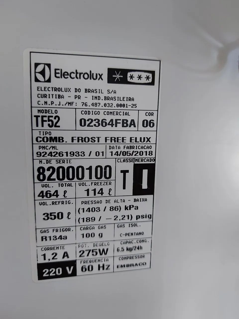Geladeira Electrolux 464L 220V - Foto 2