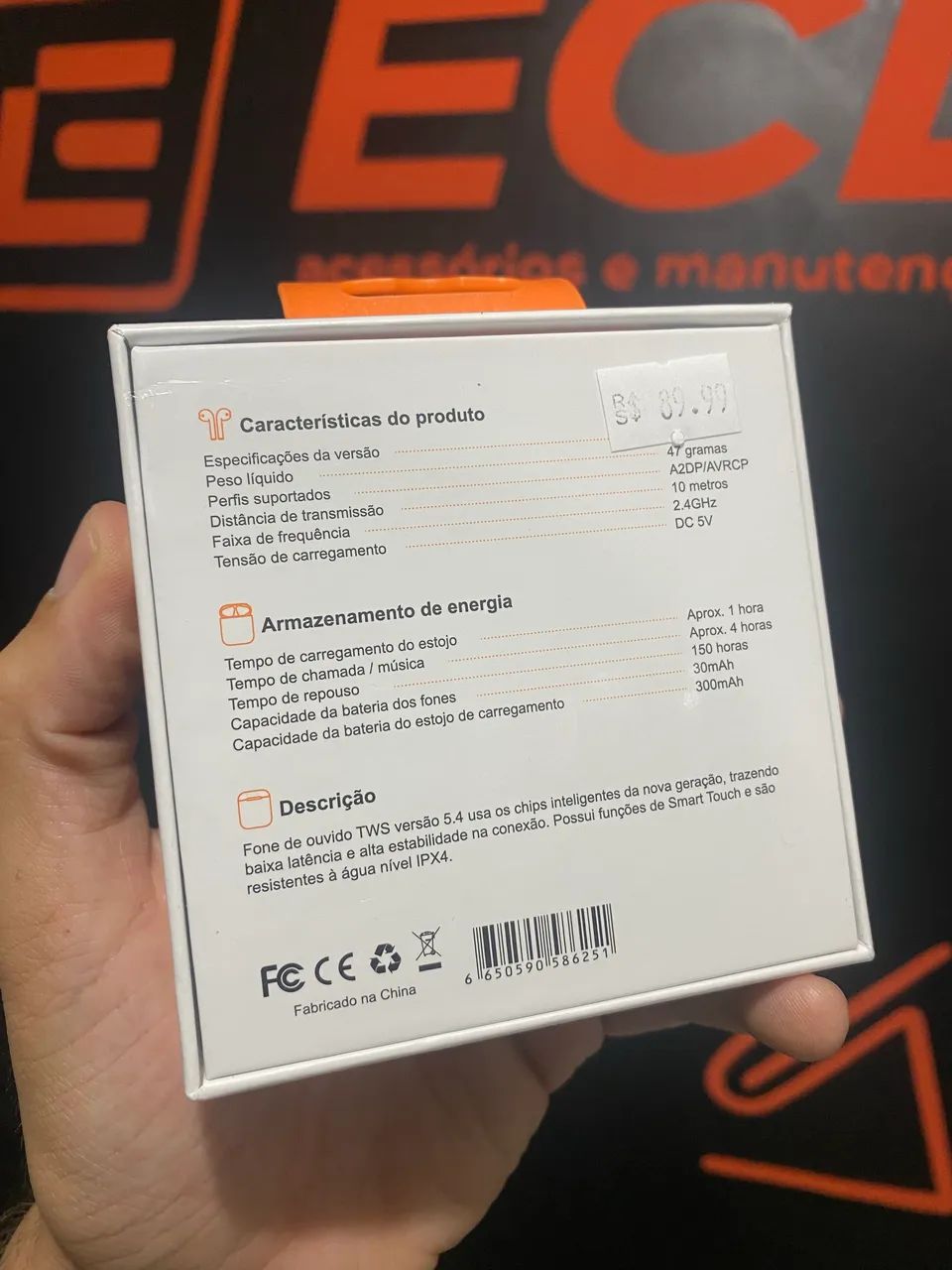 Fone Bluetooth kaidi  - Foto 3