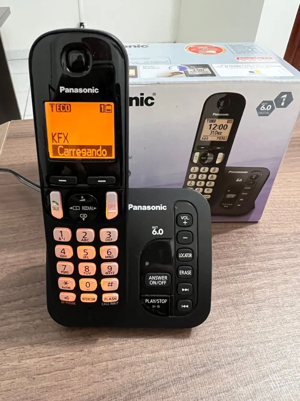 Telefone Fixo com Secretária Eletrônica 