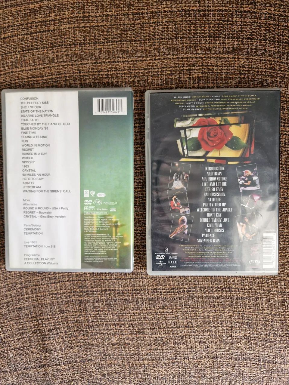 DVD New Order A Collection e Guns N' Roses Use Your Illusion - Foto 2