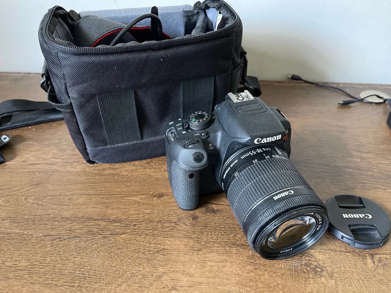 Câmera Canon T5i com Lente 18-55mm EF-S - Foto 2