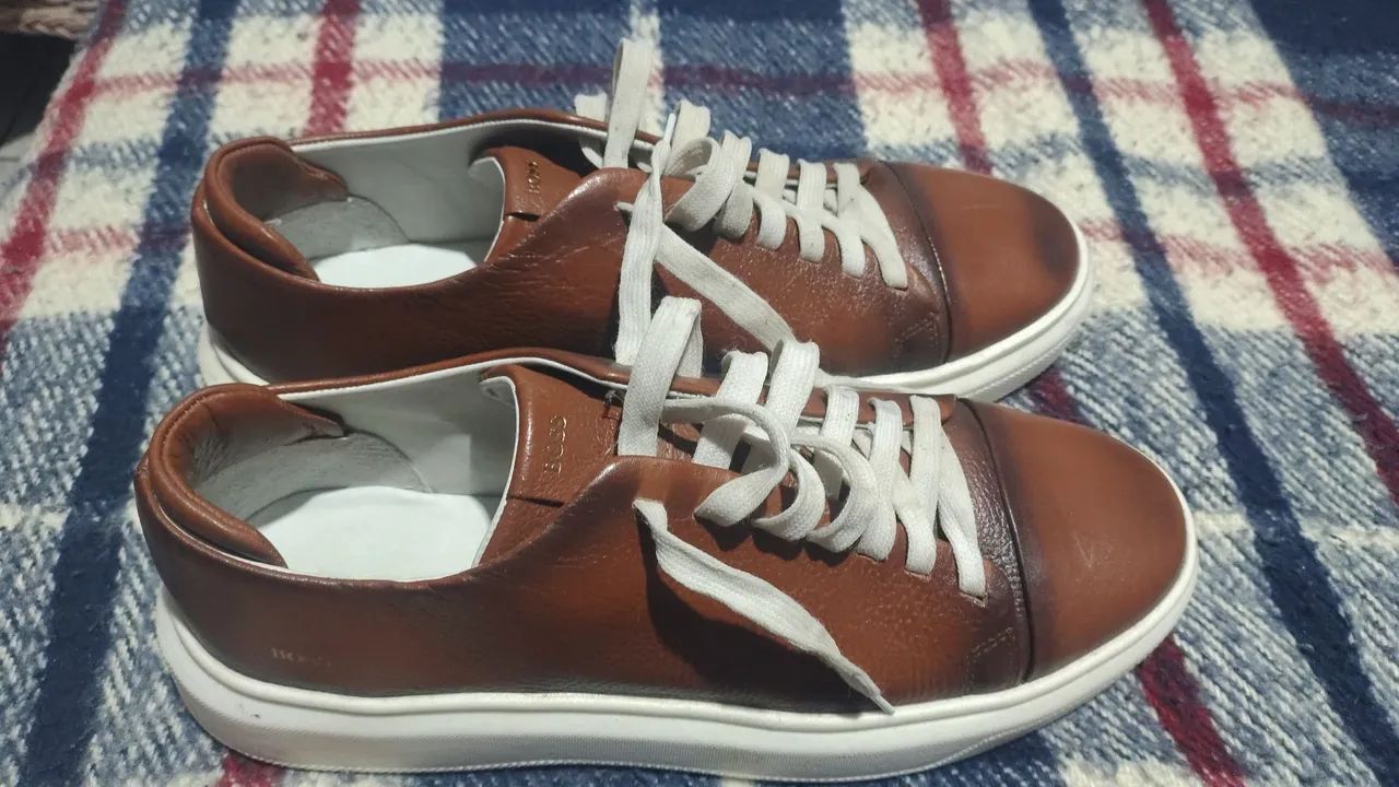 Tênis Hugo Boss couro