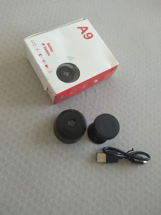 Câmera A9 - Mini Câmera IP Wireless