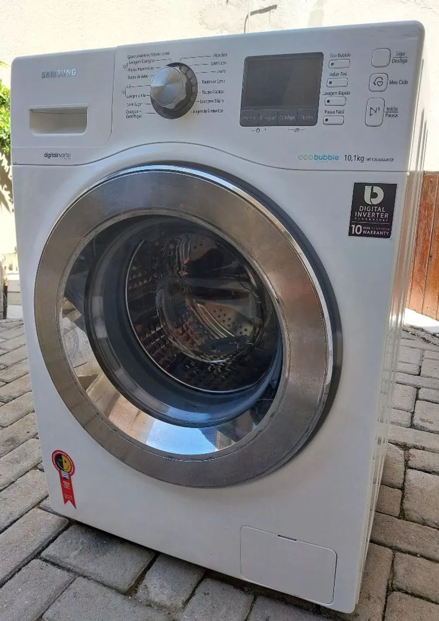 Lavadora Samsung 10,1kg. Semi nova e revisada