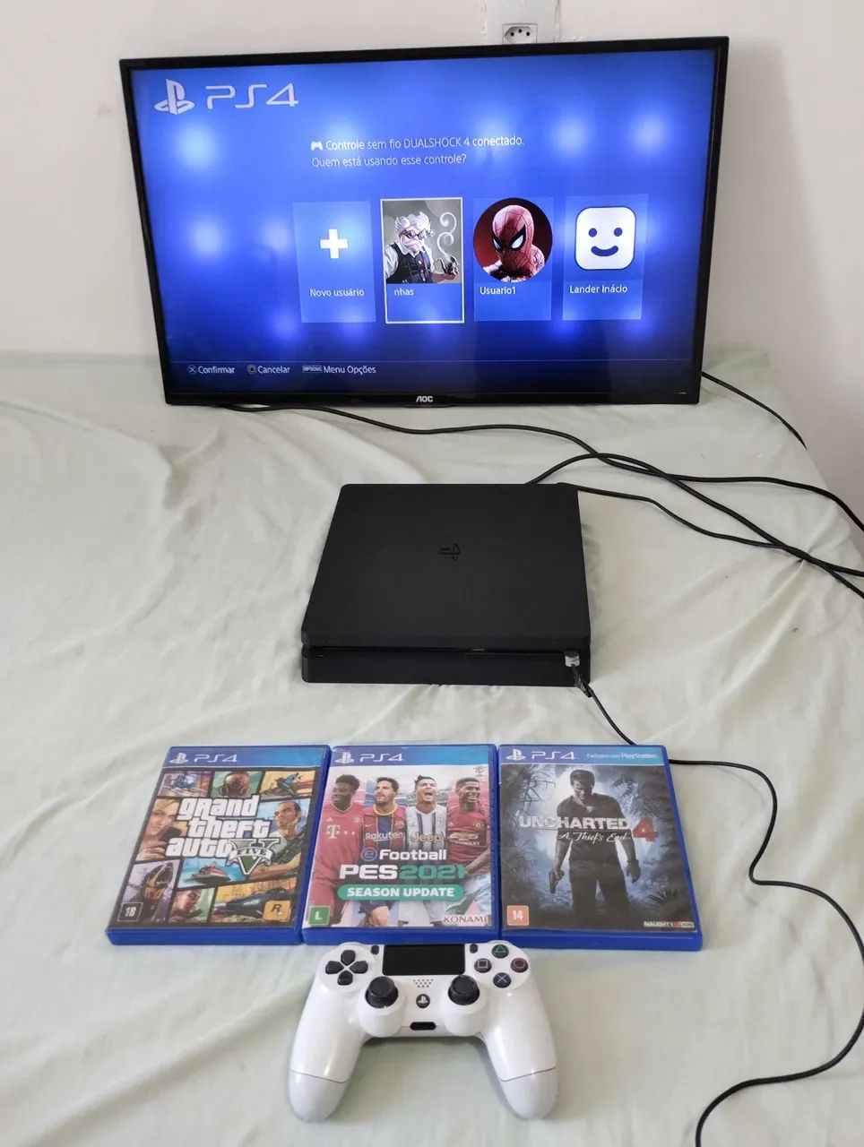 PS4 Slim - Console de Vídeo Game - Foto 4
