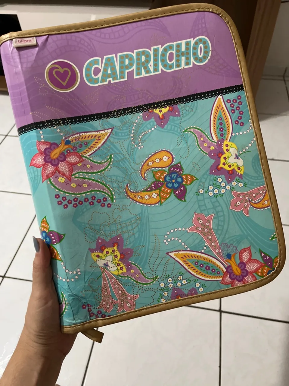 Fichário/ Pasta Tilibra Capricho Vintage