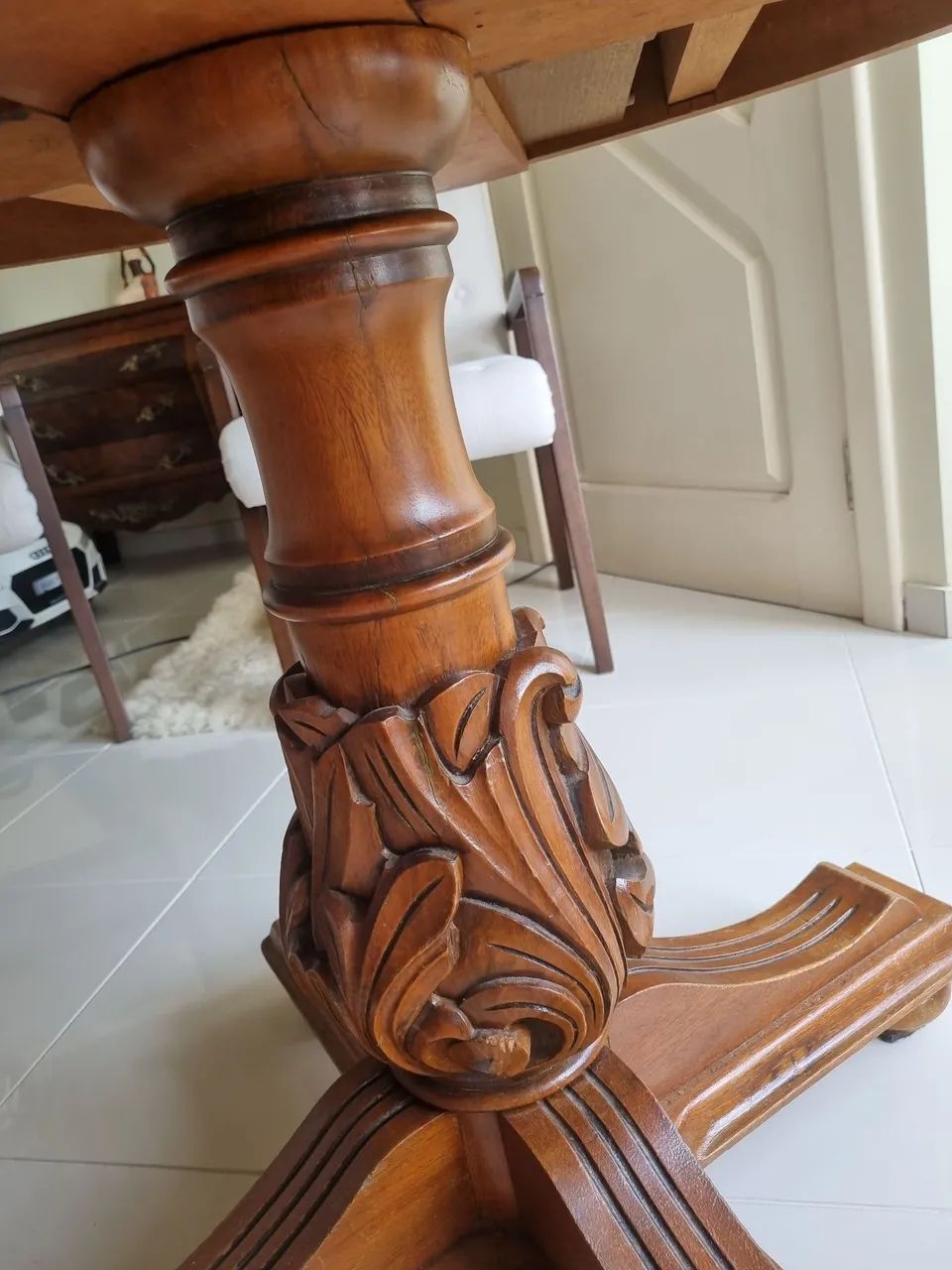 Mesa extensível em Madeira Maciça - Foto 5