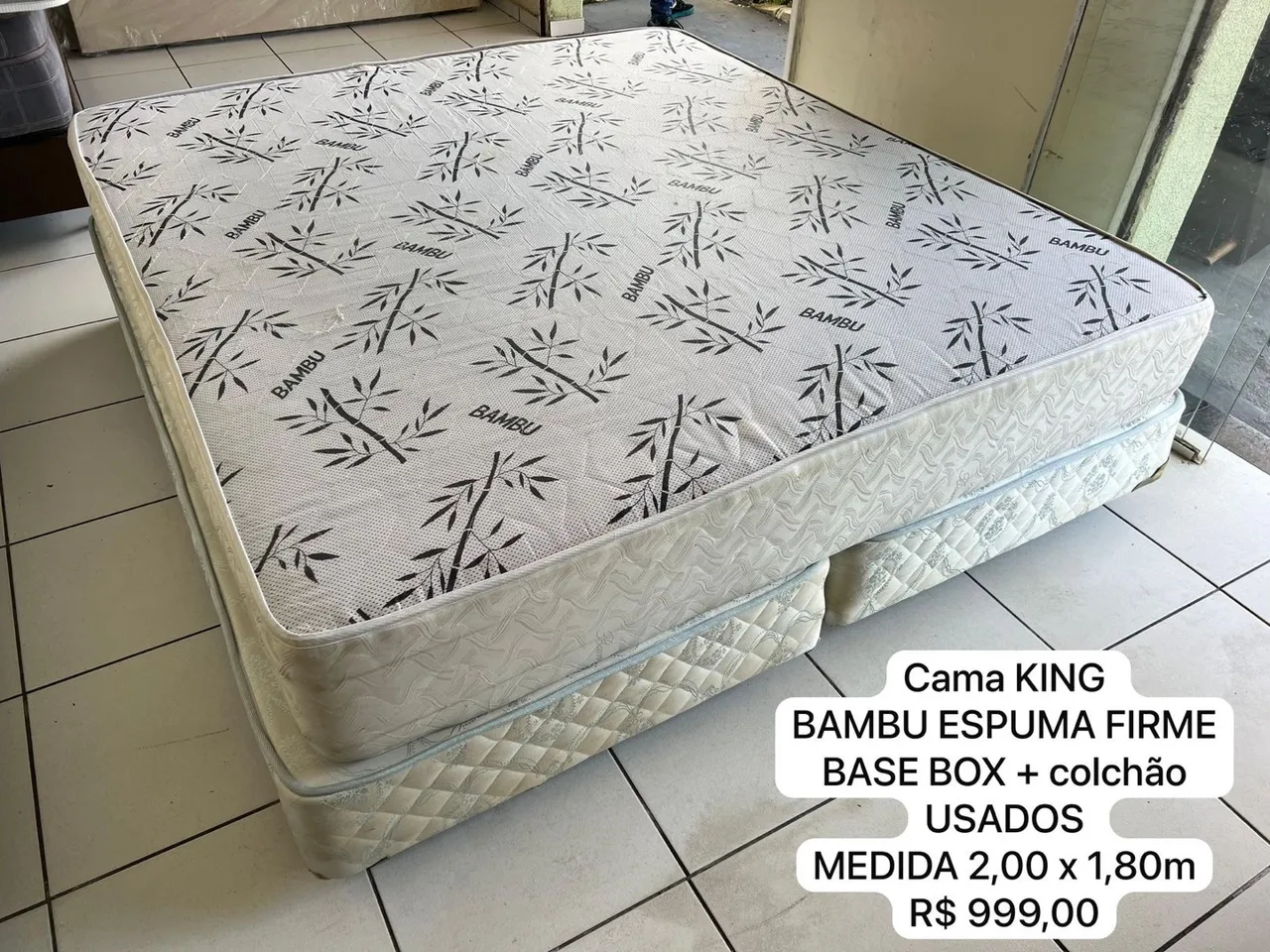 Cama Box King Size Bambu