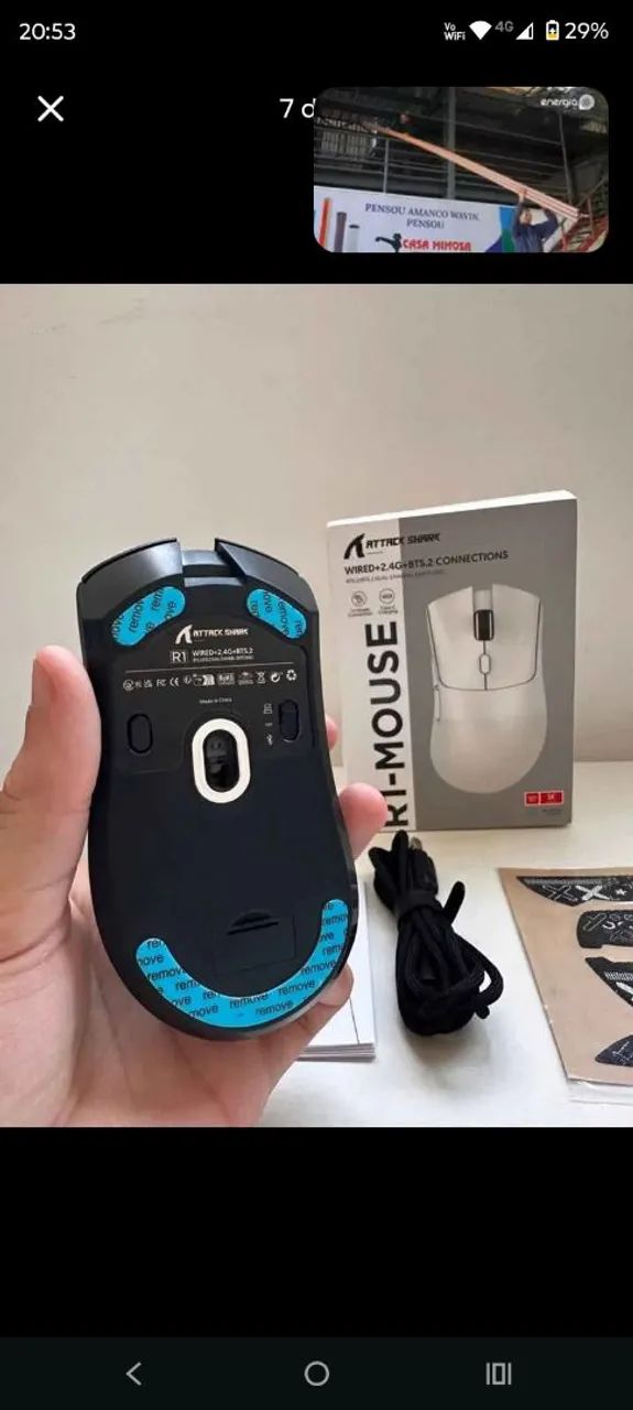 Mouse Attack Shark R1 - Foto 2