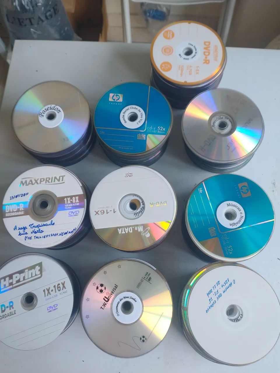 DVD/CDs para artesanato ou decoracao
