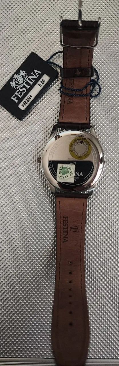 Relógio Festina retro couro marrom  - Foto 3