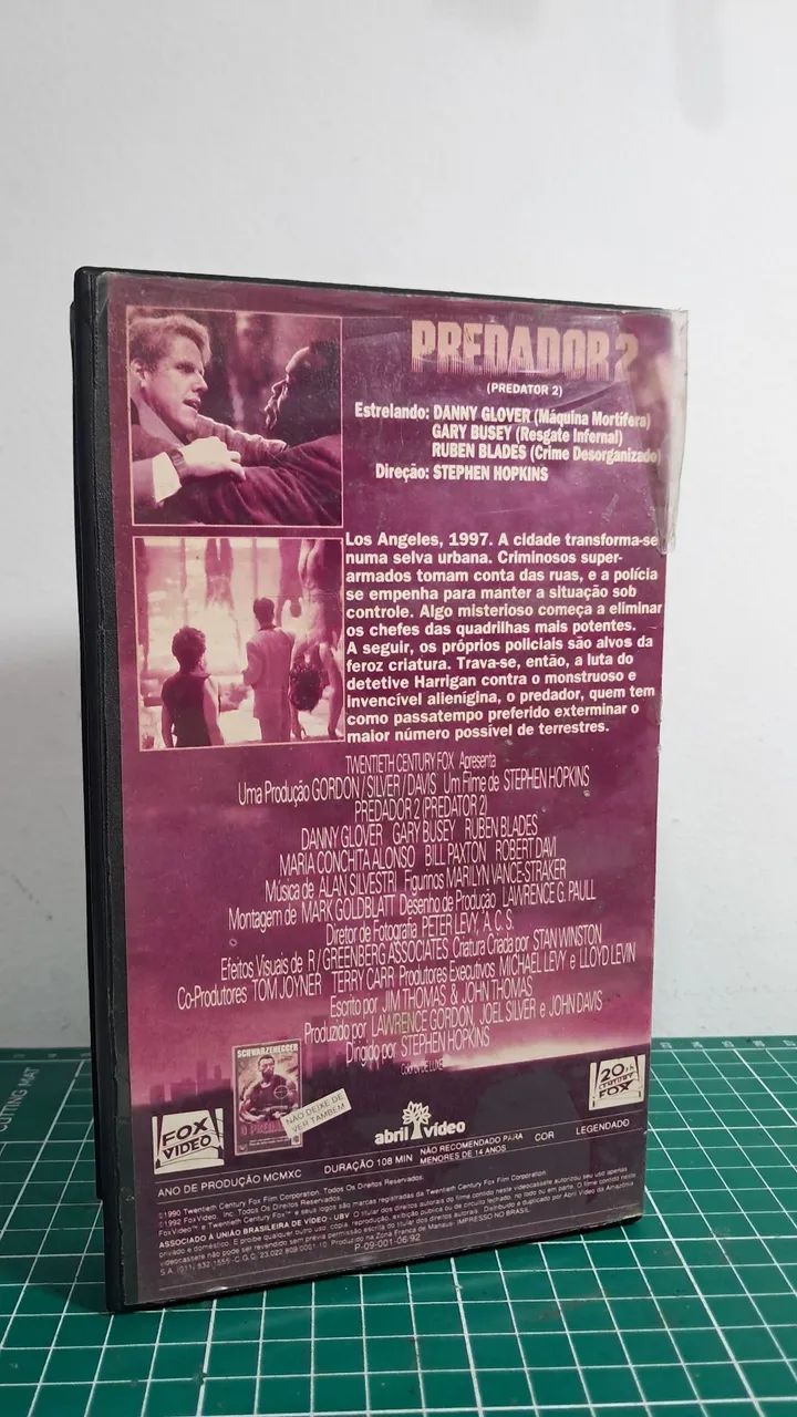 Fita vhs filme Predador 2 - Foto 2