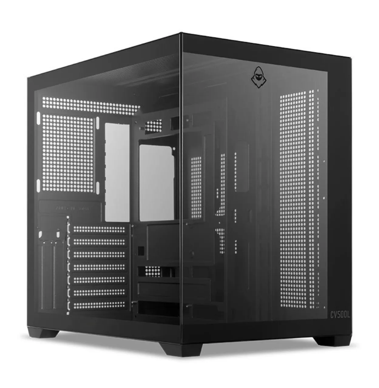 GABINETE GAMER MANCER CV500L, MID TOWER, LATERAL DE VIDRO, PRETO,