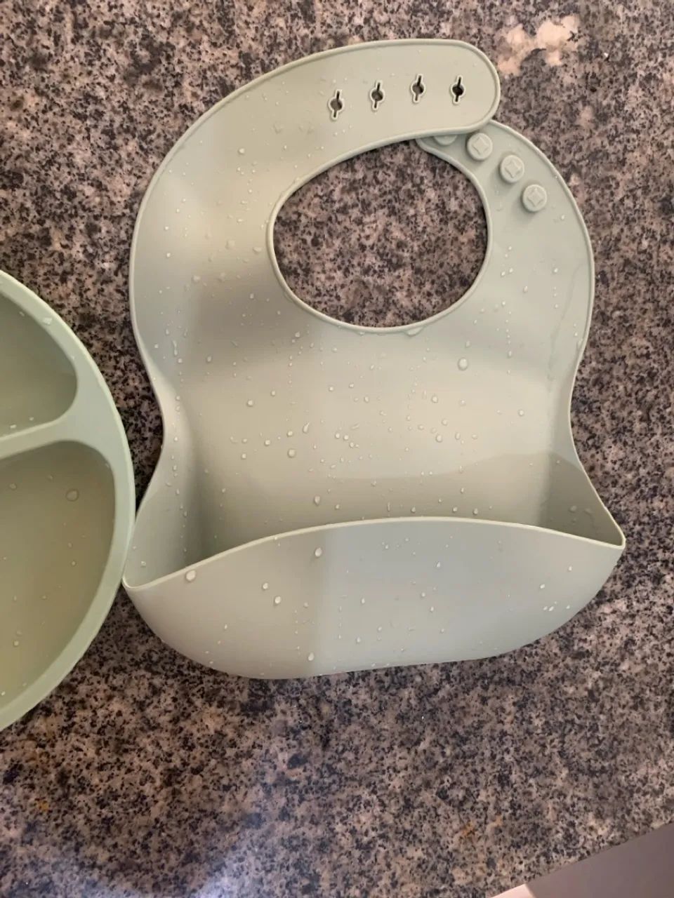 Kit Refeição Silicone para Bebês - Pratinho, Copo, Talheres - Foto 4