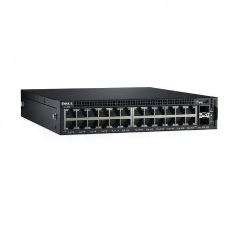  Switch Dell X1026, 24 portas 1GbE, 2 portas SFP (FIBRA)