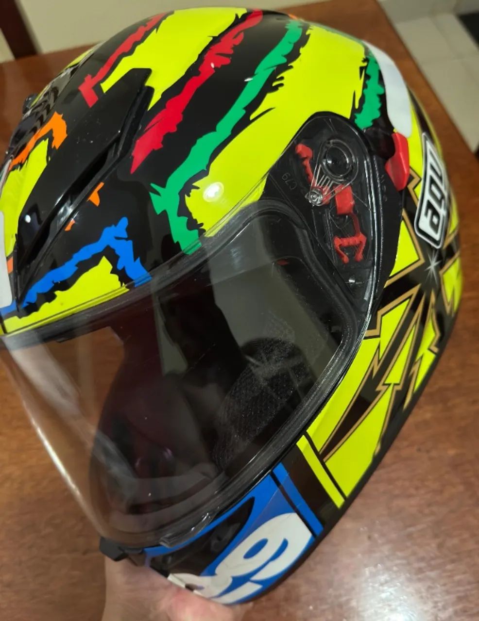 Capacete AGV Original Com Óculos Interno