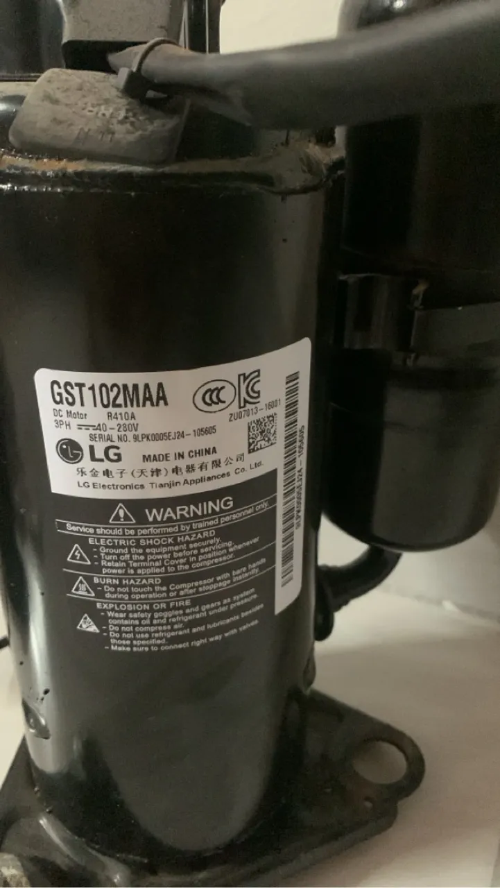 Compressor LG GST102MAA R410A