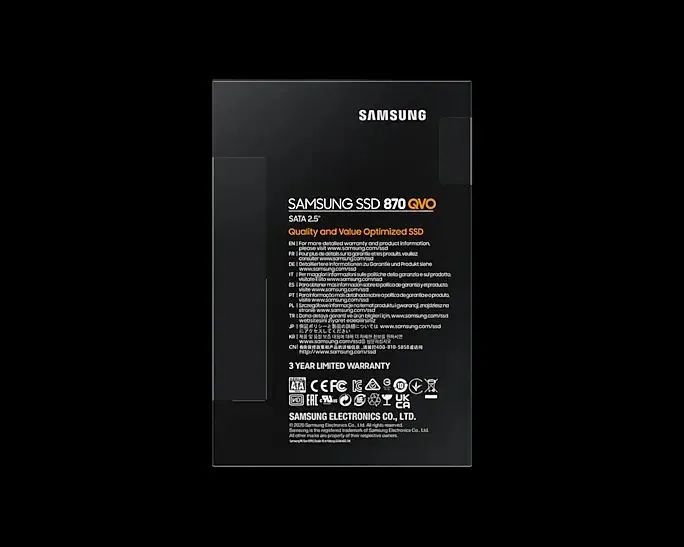 SSD SATA Samsung 870 QVO 1TB - Foto 3