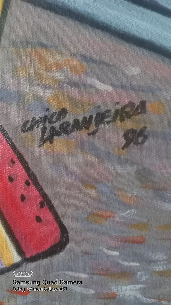 Quadro a óleo de chico laranjeiras  - Foto 6