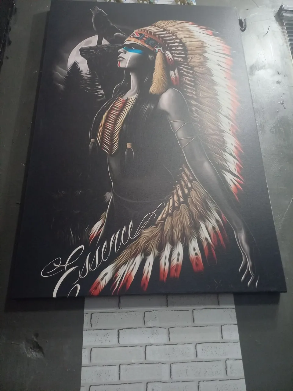 Quadro Decorativo Índio