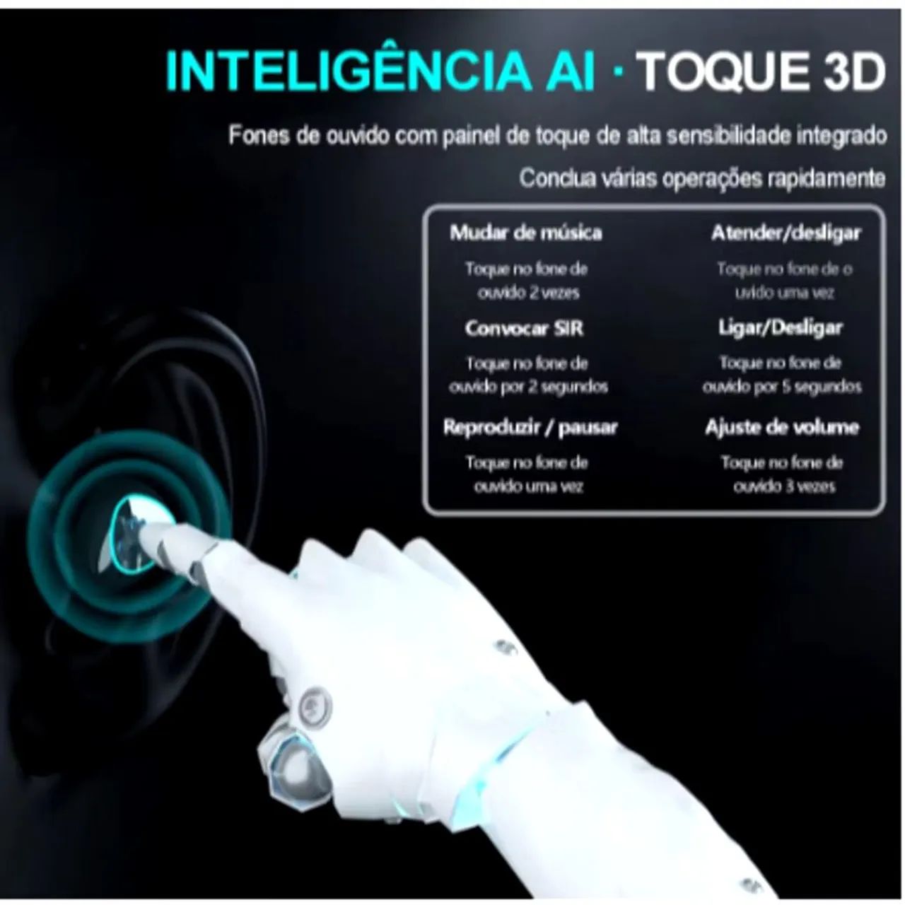 Fone bluetooth M10 - Foto 3