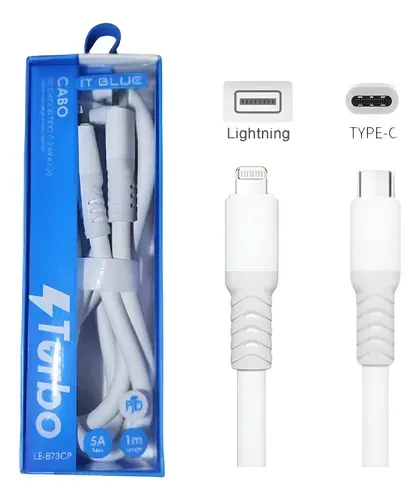 CABO PREMIUM IPHONE 13 14 15 TYPE-C E LIGHTNING 1M