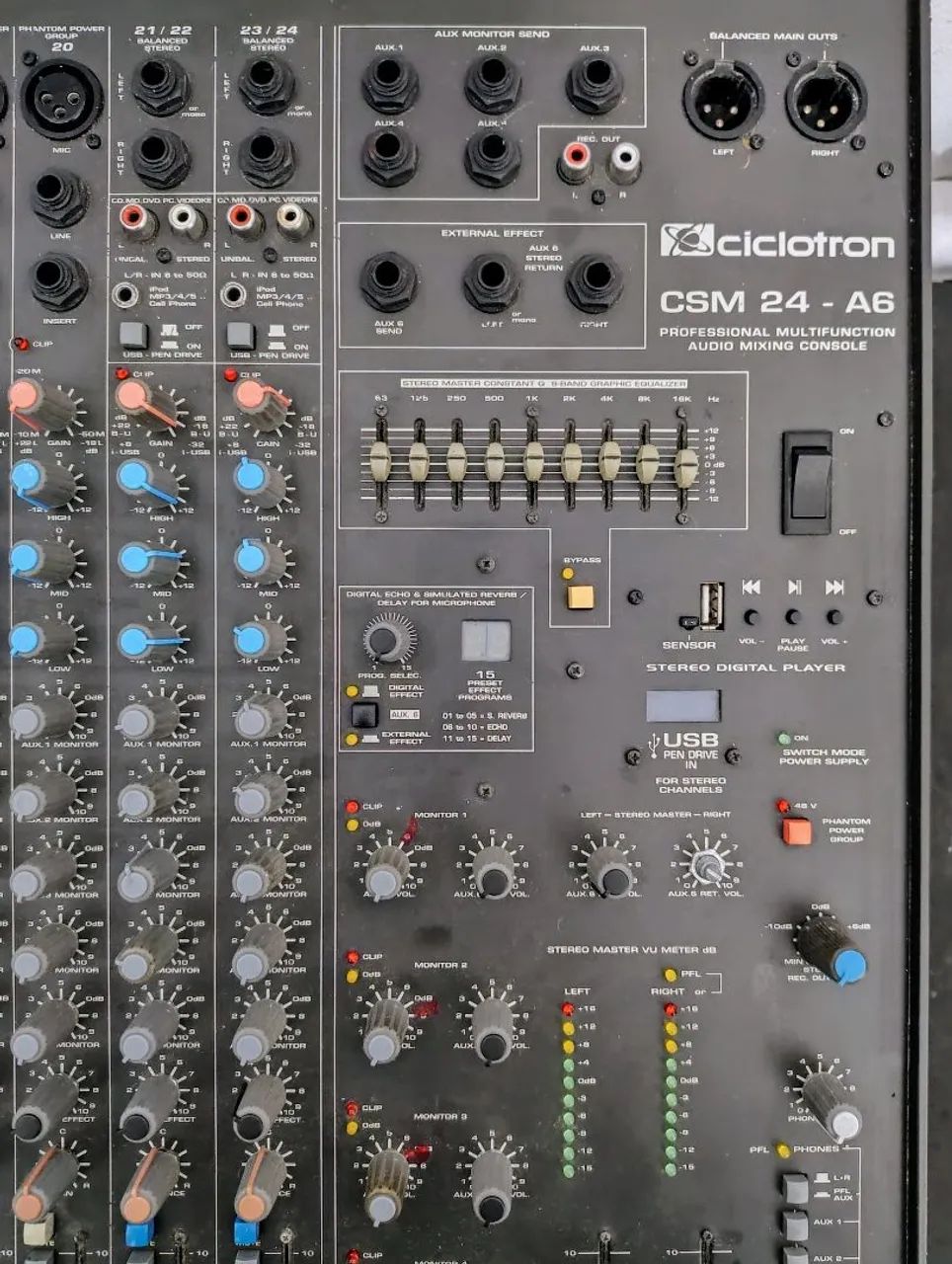 Mesa de Som Ciclotrom CSM 24-A6 - Foto 2