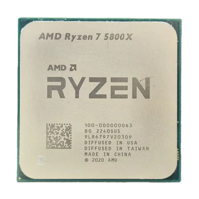 CPU AMD Ryzen 7 5800X3D CPU Processador AMD Ryzen 7 5800X, 8-Core, 16-Threads, 3.8GHz (4.7GHz