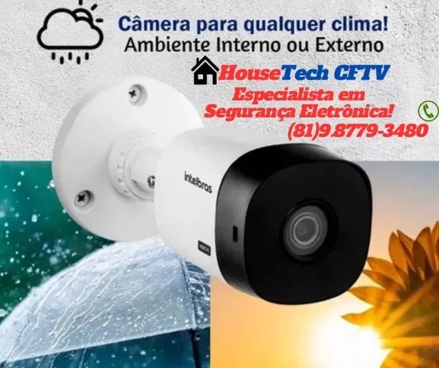 Kit Com duas Câmeras Intelbras, completo já instalado!  - Foto 3