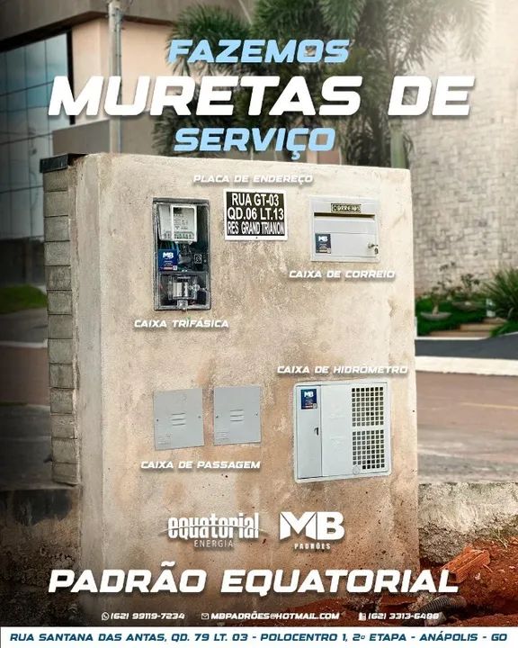 Instalações de Padrões Equatorial e Kit saneago - Foto 4