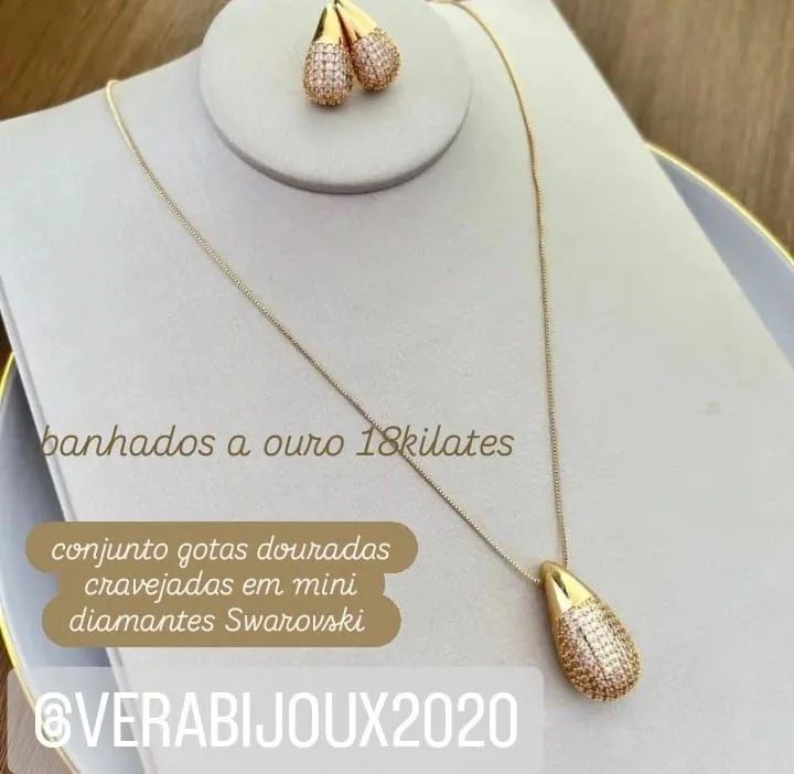 CONJUNTO RIVIERA EM DIAMANTES SWAROVSKI  - Foto 5