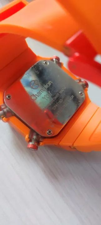 Relógio Digital Masculino Laranja(Champion Yot) - Foto 3