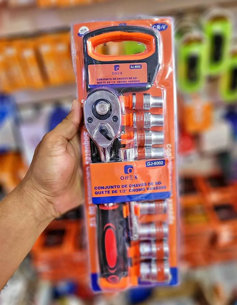 Conjunto de Chaves de Soquete 1/2'' - ONEX - GJ-8002