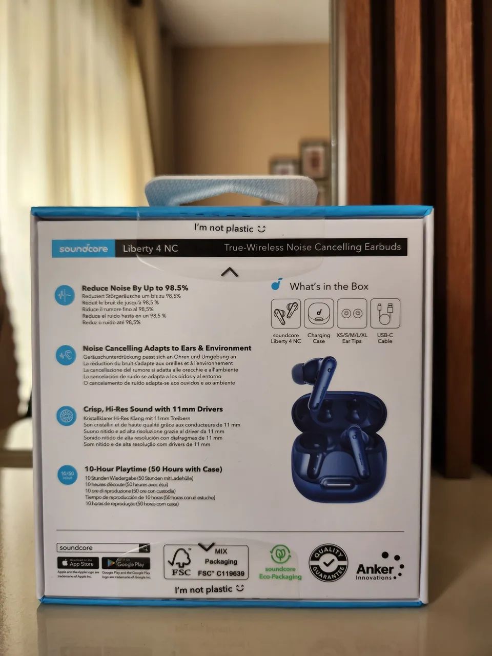 Anker Soundcore Liberty 4 NC Azul - ESTOQUE RENOVADO  - Foto 3