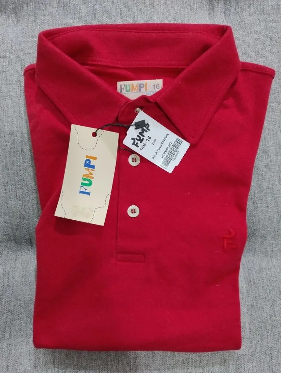 Nova Camisa polo fump 16 anos - Foto 2