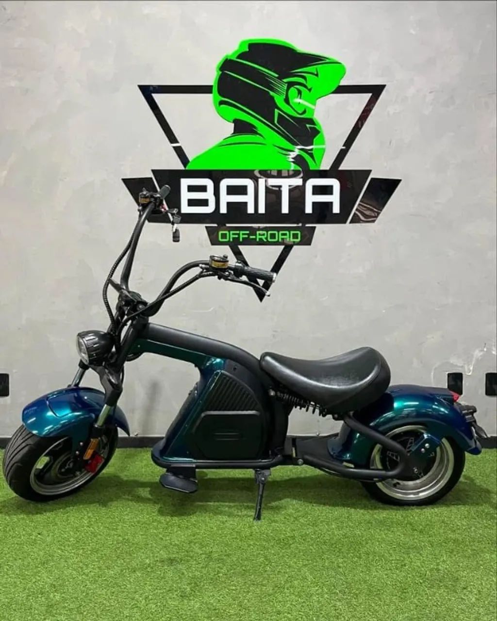 Scooter elétrica 3000w 30ah, chega a 70km/h e faz até 60km com uma carga. - Foto 2