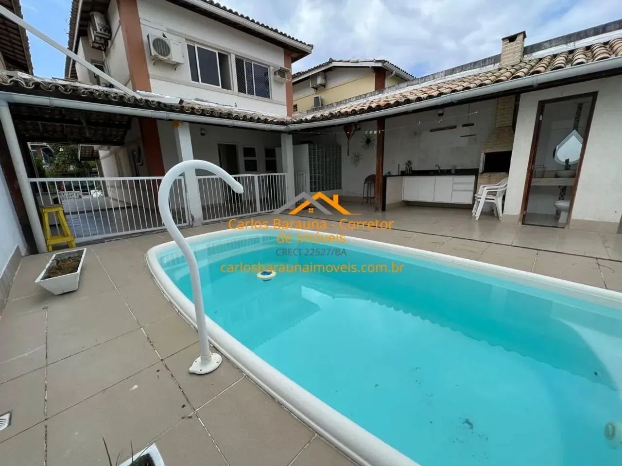 Casa de luxo com piscina 5 quartos condomínio de luxo praia do Flamengo - Foto 5