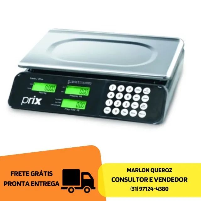 Balança Eletrônica Toledo Prix 3 Plus 32kg com bateria 