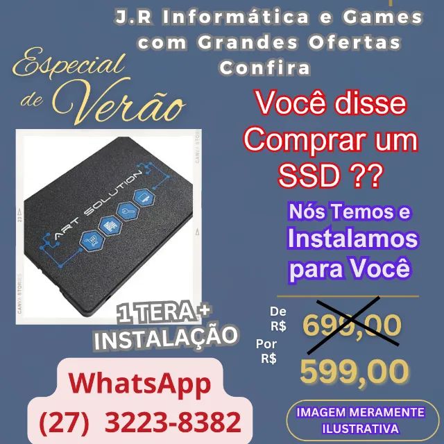  SSD com Instalação - Velocidade e Performance para o Seu Computador! - Foto 4