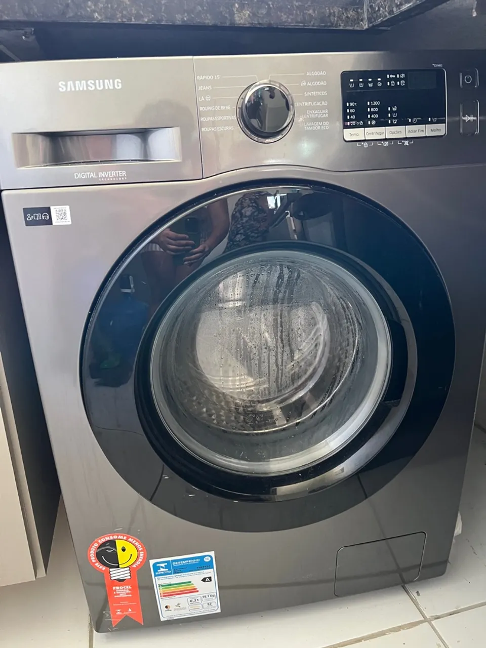 Máquina de lavar/lavadora de roupas Samsung digital inverter COM NOTA FISCA L