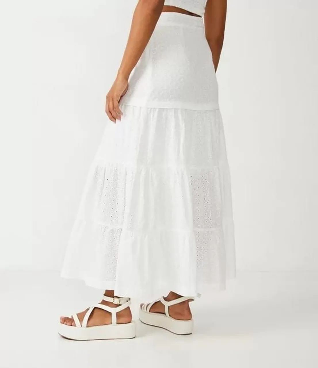 Saia new midi texturizada 100 Ou Conjunto (Saia e Top) 150 - Foto 3