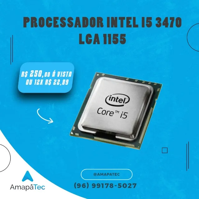 Processador Intel Core I5-3470 LGA1155 OEM