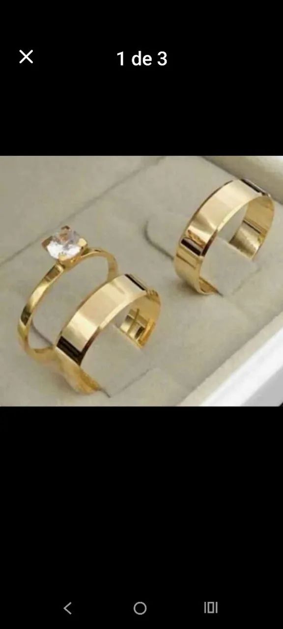 Alianças de casamento em Tungstênio+ Moedas Antigas  - Foto 2
