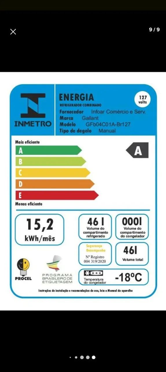 Frigobar 46lt - Foto 3